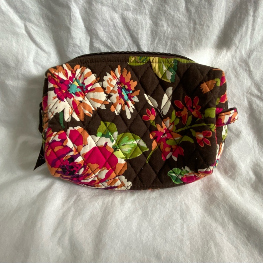 Vera Bradley Small Cosmetic Bag in English Rose